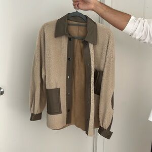 Ted baker sheepskin jacket